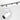 Set luminaria Riel 1 Metro Con 4 Spot Led 6w Incluidos Innolux