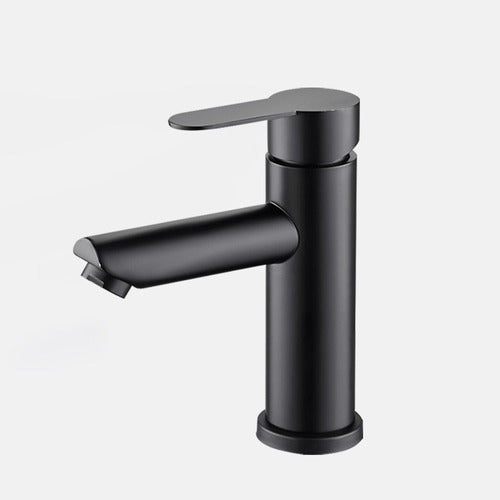 Griferia Canilla Monocomando Negro Mate Bano 18cm Calidad Shopick