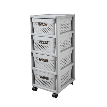 Cajon Organizador 4 Cajones Cocina Baño Plástico