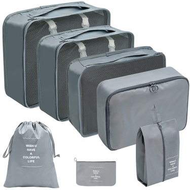 Set Organizador Valija Viaje Almacenamiento Equipaje X7