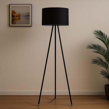 Lámpara Trípode Decorativa De Pie Diseño Living Comedor