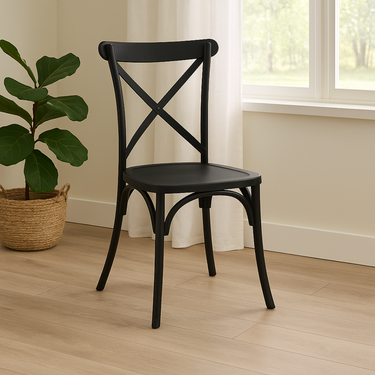 Silla Provence Homilu Cross Back Plástica Interior Exterior