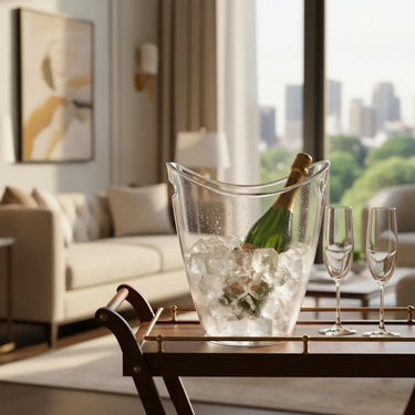 Balde Hielera Enfriador De Bebidas Champagne