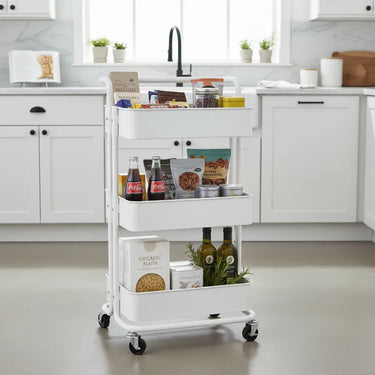 Carrito organizador de 3 niveles tipo IKEA