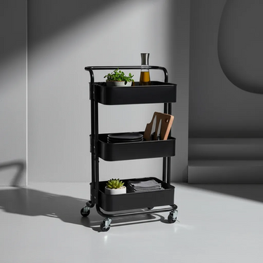 Carrito organizador de 3 niveles tipo IKEA