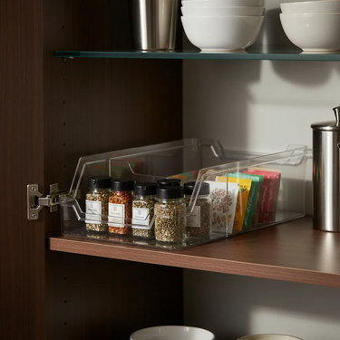 Caja Organizadora Cesto Organizador Multiuso Uz Transparente