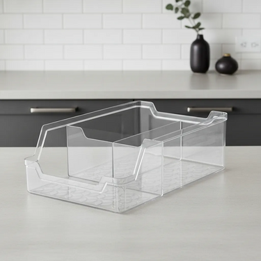 Caja Organizadora Cesto Organizador Multiuso Uz Transparente