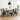 Juego De Comedor Tolix Mesa Madera 120x70 + 6 Sillas Iron