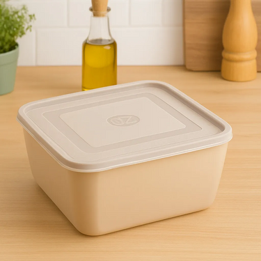 Contenedor Recipiente Hermético Cuadrado 1,5 Lts Cocina