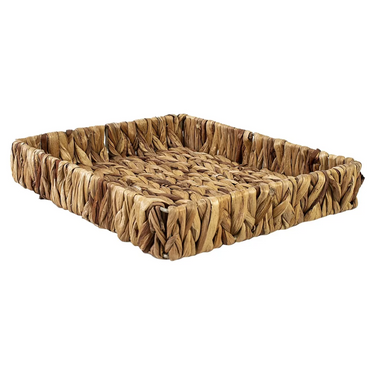 Set X3 Bandejas Fibras Naturales Rectangular Jacinto De Agua