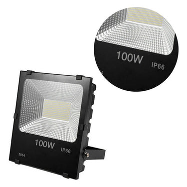 Foco Reflector Led 100w Ip66 Exterior Jardin Patio Calidad