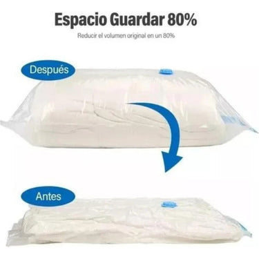 Set X10 Bolsas De Vacío Para Guardar Ropa Comprimir 60x80cm