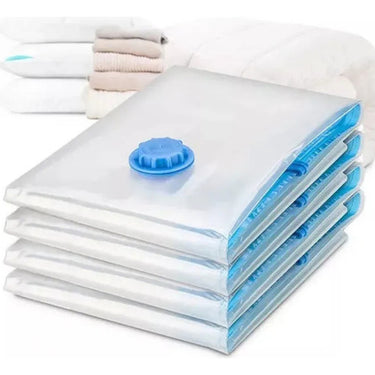 Set X10 Bolsas De Vacío Para Guardar Ropa Comprimir 60x80cm
