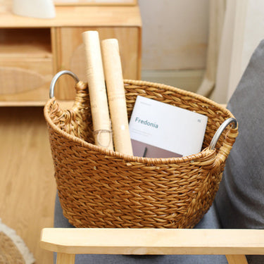 Canasto Cesto Rattan Xl Premium Deco Decorativo Organizador