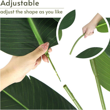 Planta Artificial Banano Con Maceta Decoración Altura 160 Cm