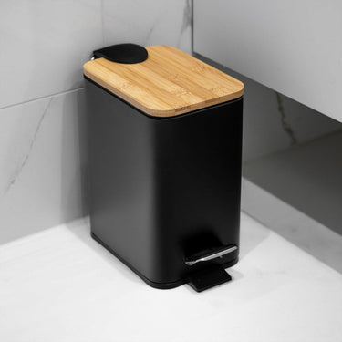 Tacho Basura Cesto Residuos 5 Litros Pedal Acero Inoxidable