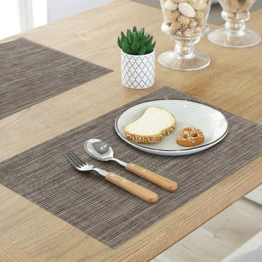 Set X4 Manteles Individuales Tejido Pvc Premium
