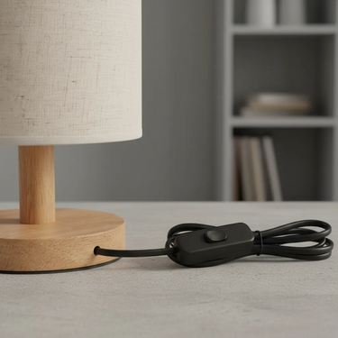 Lampara De Escritorio Mesa De Luz Portátil Nórdica Madera