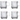 Set X4 Tazas Vidrio Labrado Relieve Lineas Verticales Homilu Trasparente Labrado