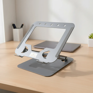 Soporte Metal Ajustable Premium Macbook Notebook Homilu Gris