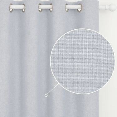 Cortina 100% Blackout 2 Paños 140x220cm Textura Lino