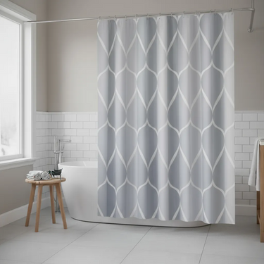 Cortina De Baño Ducha 180x180 Semipermeable Diseño