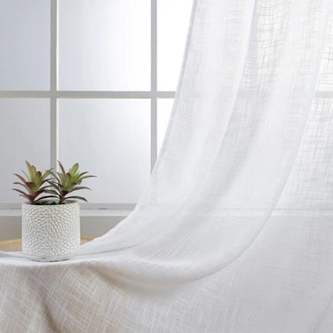 Cortina Tela Voile 2 Paños 140x220 Living Dormitorio Homilu