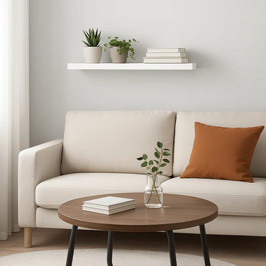 Estante Flotante Repisa Ménsula Invisible 80x15 Cm Homilu