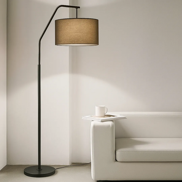 Lámpara De Pie Moderna Living Comedor Deco Innolux Negro Negro