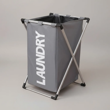 Canasto Cesto Plegable P/ropa Aluminio Organizador Tela Baño