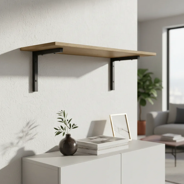 Estante Repisa Madera Industrial 72x29cm