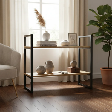 Estanteria Baja Repisa 2 Estantes Industrial Living