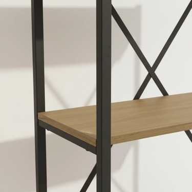 Estanteria Biblioteca Libreria 5 Estantes Industrial