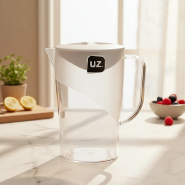 Jarra Trasparente Plástico Para Jugo 1,5 L Con Tapa