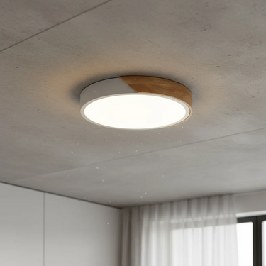 Luminaria Plafón Techo Led Nórdico Excelente 30cm Diámetro