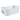 Canasto Plastico Rectangular 30.5x18.5x12cm Blanco Coza