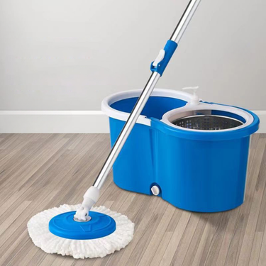 Mopa Trapeador Con Balde Palo Extensible 360 Centrifugador