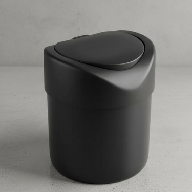 Papelera Tapa Tarro De Residuos Basurero 4 Lts Baño Oficina