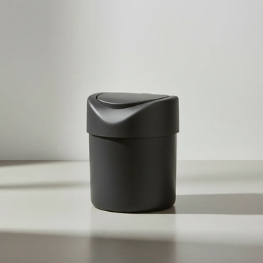 Papelera Tapa Tarro De Residuos Basurero 4 Lts Baño Oficina