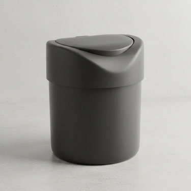 Papelera Tapa Tarro De Residuos Basurero 4 Lts Baño Oficina