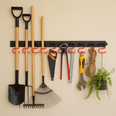Estante Perchero Organizador Herramienta Jardín Hogar Homilu