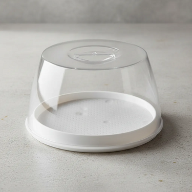 Quesera Utilidades Con Tapa Transparente Heladera Cocina