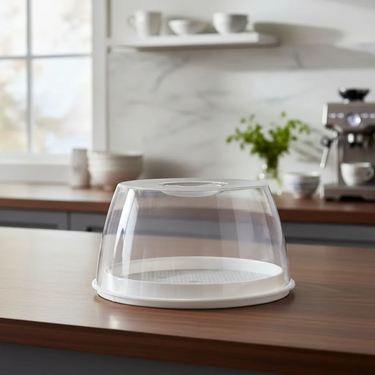 Quesera Utilidades Con Tapa Transparente Heladera Cocina