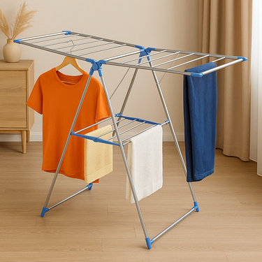 Tendedero Para Ropa De Pie Plegable Con Alas