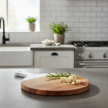 Set X2 Tabla Copetin Redonda Marmol Madera Combinada Homilu