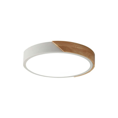 Luminaria Plafón Techo Led Nórdico Excelente 30cm Diámetro