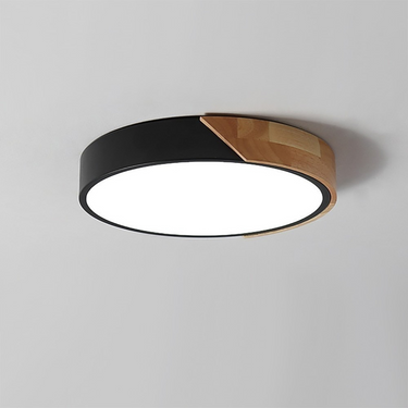 Luminaria Plafón Techo Led Nórdico Excelente 30cm Diámetro