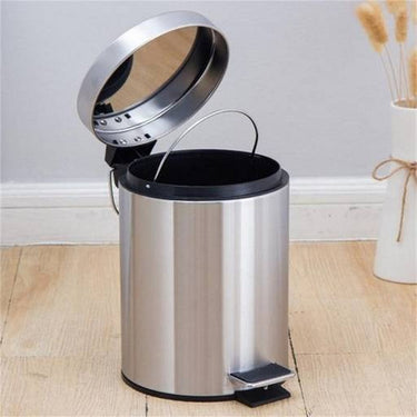 Papelera Cesto Tacho Basura 12 Litros C/balde Acero Inox