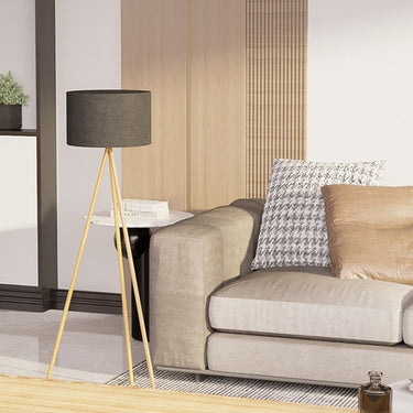 Lámpara Trípode Decorativa De Pie Premium