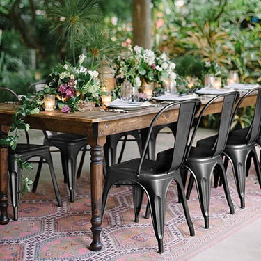 Set X4 Sillas Tolix Metal Comedor Living Jardin Vintage